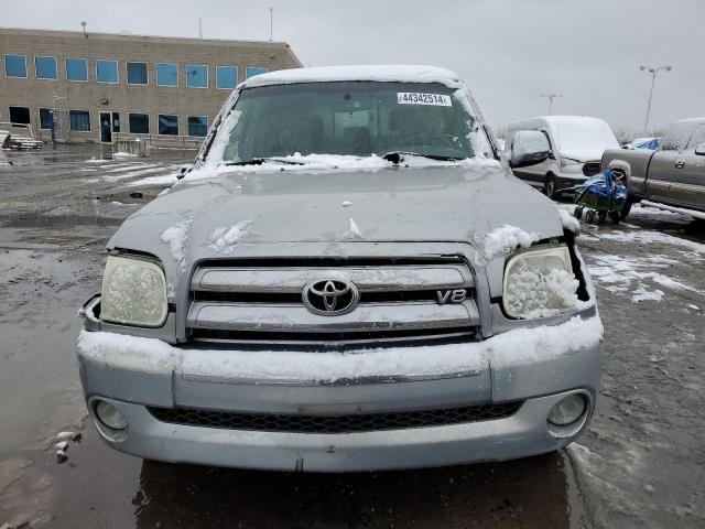 5TBDT44106S533841 - 2006 TOYOTA TUNDRA DOUBLE CAB SR5 SILVER photo 5