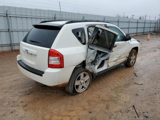 1J8FT47W27D118422 - 2007 JEEP COMPASS WHITE photo 3