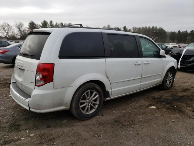 2C4RDGCG1ER360579 - 2014 DODGE GRAND CARA SXT WHITE photo 3