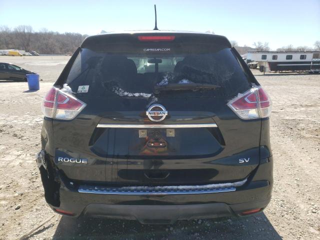 KNMAT2MT2GP667536 - 2016 NISSAN ROGUE S BLACK photo 6