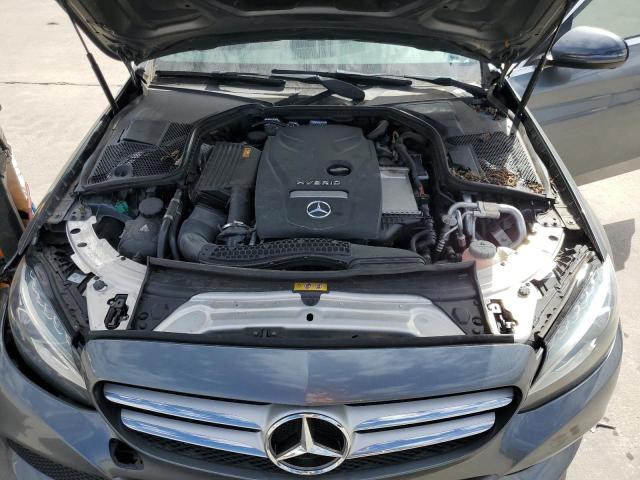 55SWF4HB7JU243635 - 2018 MERCEDES-BENZ C 350E GRAY photo 11