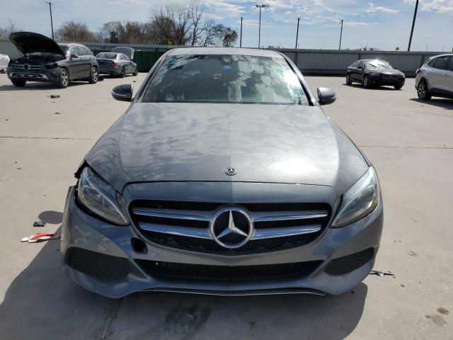 55SWF4HB7JU243635 - 2018 MERCEDES-BENZ C 350E GRAY photo 5