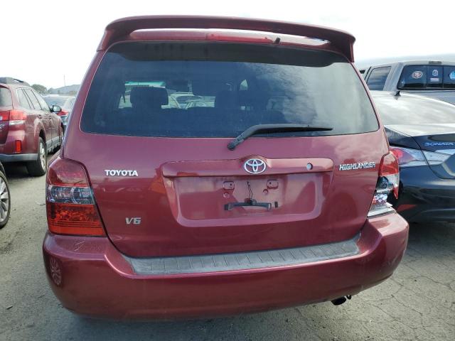 JTEDP21A770144781 - 2007 TOYOTA HIGHLANDER SPORT MAROON photo 6