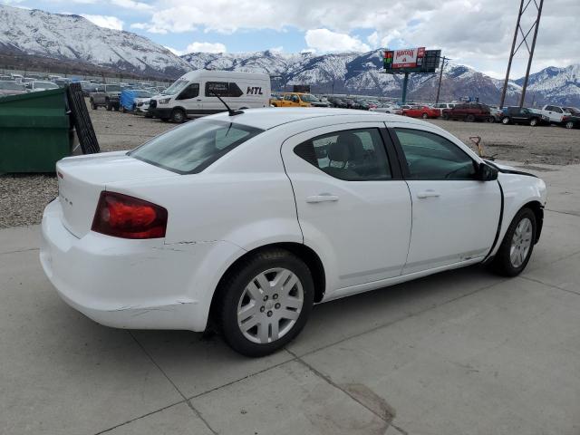 1C3CDZAB7EN196152 - 2014 DODGE AVENGER SE WHITE photo 3