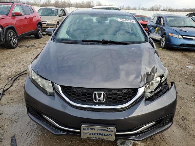 19XFB2F59FE255121 - 2015 HONDA CIVIC LX GRAY photo 5