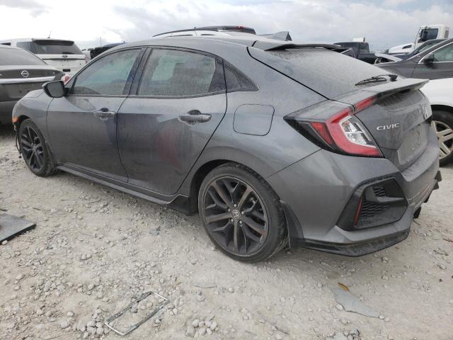 SHHFK7H48MU202045 - 2021 HONDA CIVIC SPORT GRAY photo 2