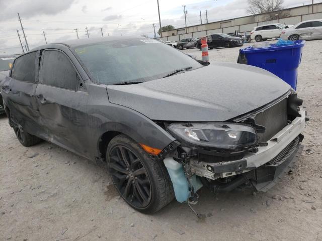 SHHFK7H48MU202045 - 2021 HONDA CIVIC SPORT GRAY photo 4