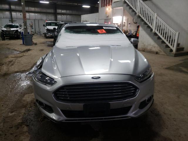 3FA6P0LUXDR274001 - 2013 FORD FUSION SE HYBRID SILVER photo 5