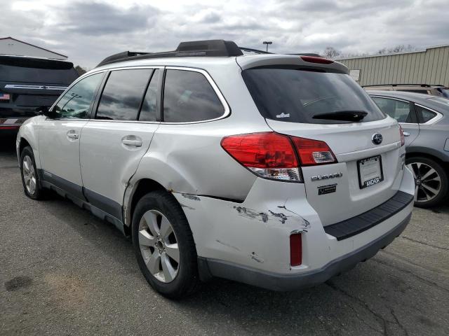 4S4BRBKC2A3380553 - 2010 SUBARU OUTBACK 2.5I LIMITED WHITE photo 2