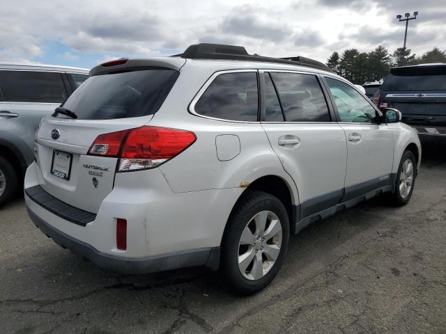 4S4BRBKC2A3380553 - 2010 SUBARU OUTBACK 2.5I LIMITED WHITE photo 3