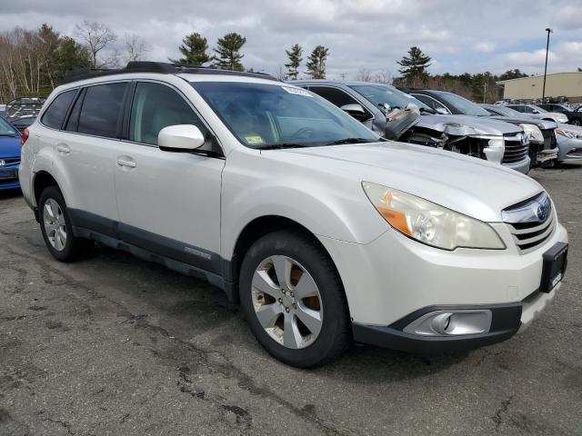 4S4BRBKC2A3380553 - 2010 SUBARU OUTBACK 2.5I LIMITED WHITE photo 4