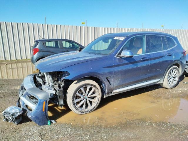 5UXTR9C52KLE19954 - 2019 BMW X3 XDRIVE30I BLUE photo 1