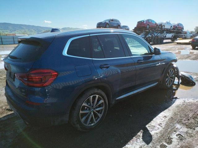5UXTR9C52KLE19954 - 2019 BMW X3 XDRIVE30I Синій фото 3