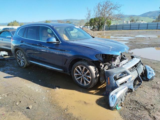 5UXTR9C52KLE19954 - 2019 BMW X3 XDRIVE30I BLUE photo 4