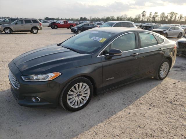 3FA6P0LU1FR157278 - 2015 FORD FUSION SE HYBRID GRAY photo 1