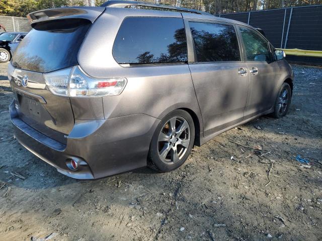 5TDXZ3DC5HS831514 - 2017 TOYOTA SIENNA SE GRAY photo 3