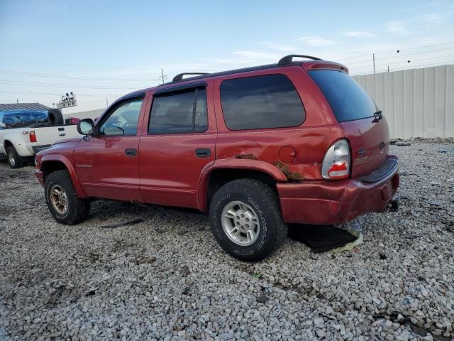 1B4HS28N6YF203764 - 2000 DODGE DURANGO BURGUNDY photo 2