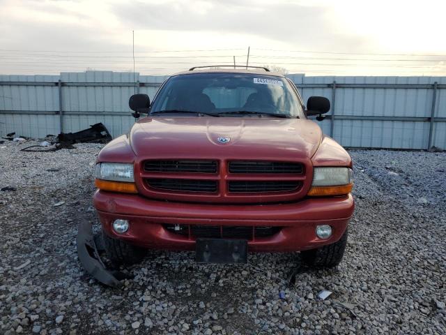 1B4HS28N6YF203764 - 2000 DODGE DURANGO BURGUNDY photo 5