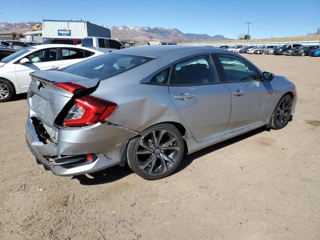 2HGFC2F83LH530636 - 2020 HONDA CIVIC SPORT SILVER photo 3