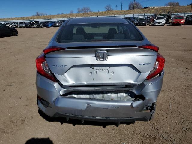 2HGFC2F83LH530636 - 2020 HONDA CIVIC SPORT SILVER photo 6