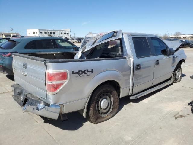 1FTFW1EF5DKE72863 - 2013 FORD F150 SUPERCREW SILVER photo 3