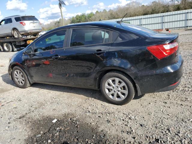 KNADM4A31H6113791 - 2017 KIA RIO LX BLACK photo 2