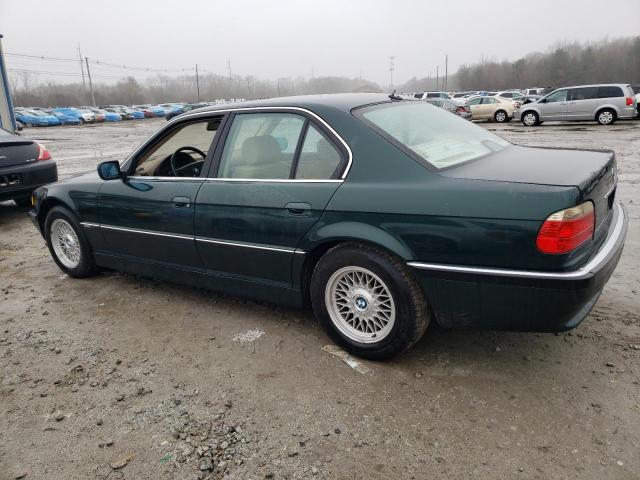 WBAGG83431DN89026 - 2001 BMW 740 I AUTOMATIC GREEN photo 2