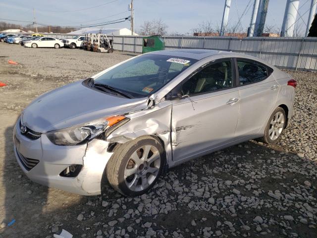 KMHDH4AE3DU844975 - 2013 HYUNDAI ELANTRA GLS SILVER photo 1