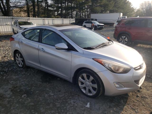 KMHDH4AE3DU844975 - 2013 HYUNDAI ELANTRA GLS SILVER photo 4