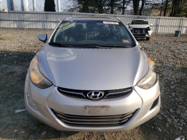 KMHDH4AE3DU844975 - 2013 HYUNDAI ELANTRA GLS SILVER photo 5