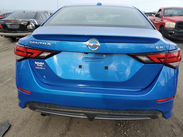 3N1AB8DV5MY308184 - 2021 NISSAN SENTRA SR BLUE photo 6