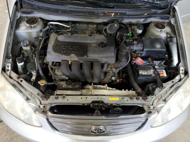 1NXBR32E33Z027114 - 2003 TOYOTA COROLLA CE SILVER photo 11