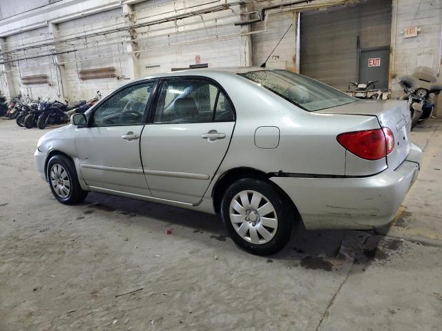 1NXBR32E33Z027114 - 2003 TOYOTA COROLLA CE SILVER photo 2