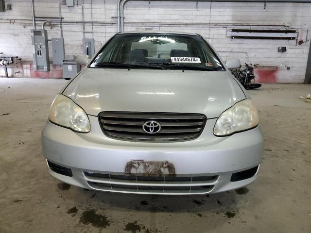 1NXBR32E33Z027114 - 2003 TOYOTA COROLLA CE SILVER photo 5