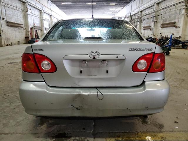 1NXBR32E33Z027114 - 2003 TOYOTA COROLLA CE SILVER photo 6