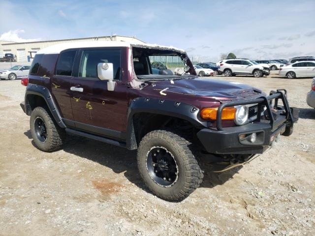 JTEBU11F770021665 - 2007 TOYOTA FJ CRUISER BURGUNDY photo 4