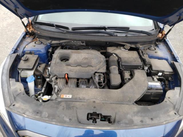 5NPE34AF4FH030251 - 2015 HYUNDAI SONATA SPORT BLUE photo 11