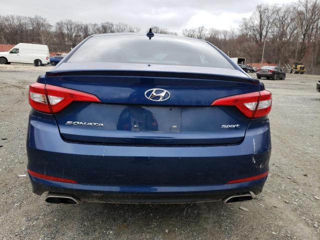 5NPE34AF4FH030251 - 2015 HYUNDAI SONATA SPORT BLUE photo 6