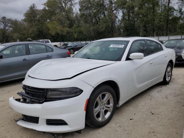 2C3CDXBGXKH714953 - 2019 DODGE CHARGER SXT WHITE photo 1