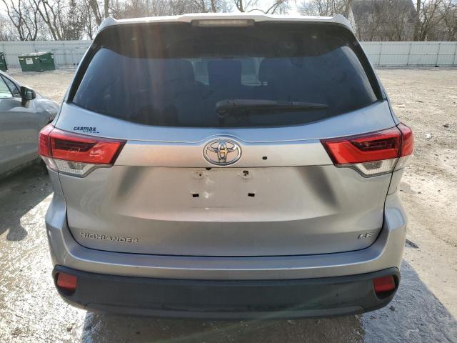 5TDZZRFHXJS285688 - 2018 TOYOTA HIGHLANDER LE SILVER photo 6