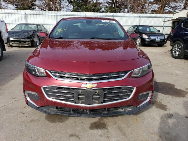 1G1ZD5ST2JF115528 - 2018 CHEVROLET MALIBU LT RED photo 5