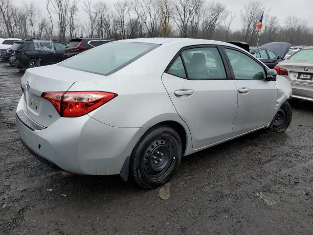 2T1BURHEXHC767552 - 2017 TOYOTA COROLLA L SILVER photo 3