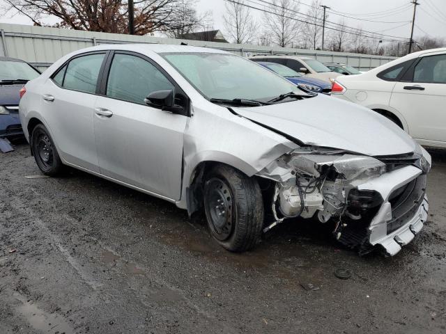 2T1BURHEXHC767552 - 2017 TOYOTA COROLLA L SILVER photo 4