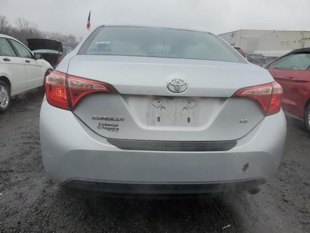 2T1BURHEXHC767552 - 2017 TOYOTA COROLLA L SILVER photo 6