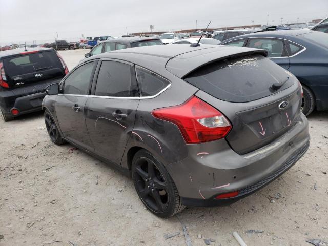 1FADP3N29EL281199 - 2014 FORD FOCUS TITANIUM GRAY photo 2