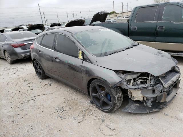 1FADP3N29EL281199 - 2014 FORD FOCUS TITANIUM GRAY photo 4