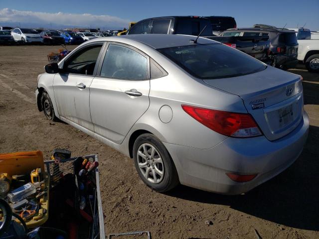 KMHCT4AE7DU498052 - 2013 HYUNDAI ACCENT GLS SILVER photo 2