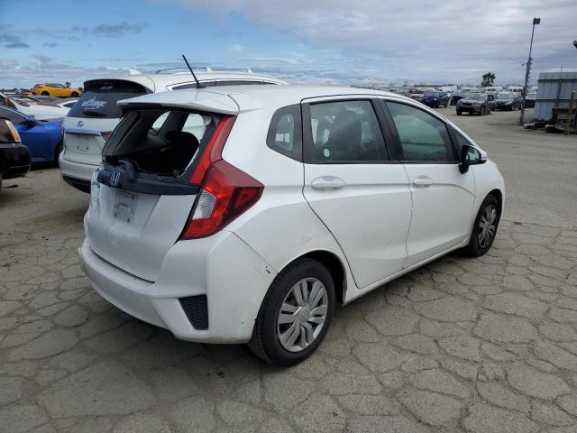 3HGGK5H53FM740669 - 2015 HONDA FIT LX WHITE photo 3