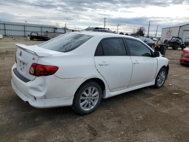 2T1BU4EE3AC424062 - 2010 TOYOTA COROLA BASE WHITE photo 3