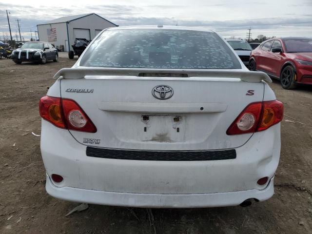 2T1BU4EE3AC424062 - 2010 TOYOTA COROLA BASE WHITE photo 6